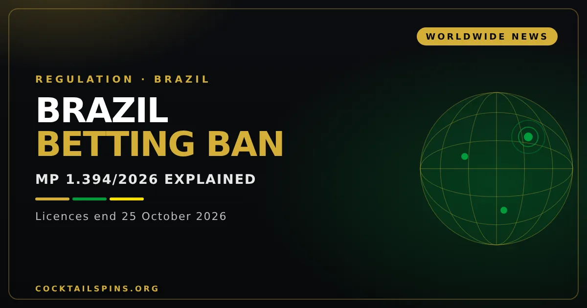 Brazil Bans Online Betting: What MP 1.394 Means for Players