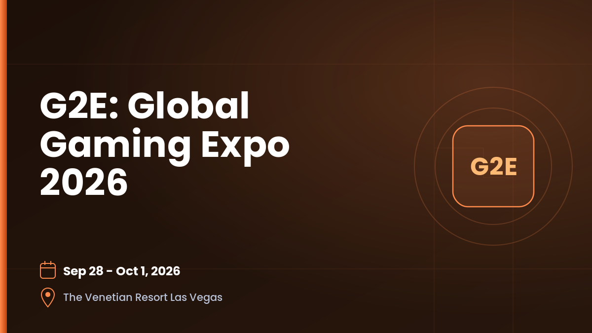 G2E Global Gaming Expo 2026 Las Vegas