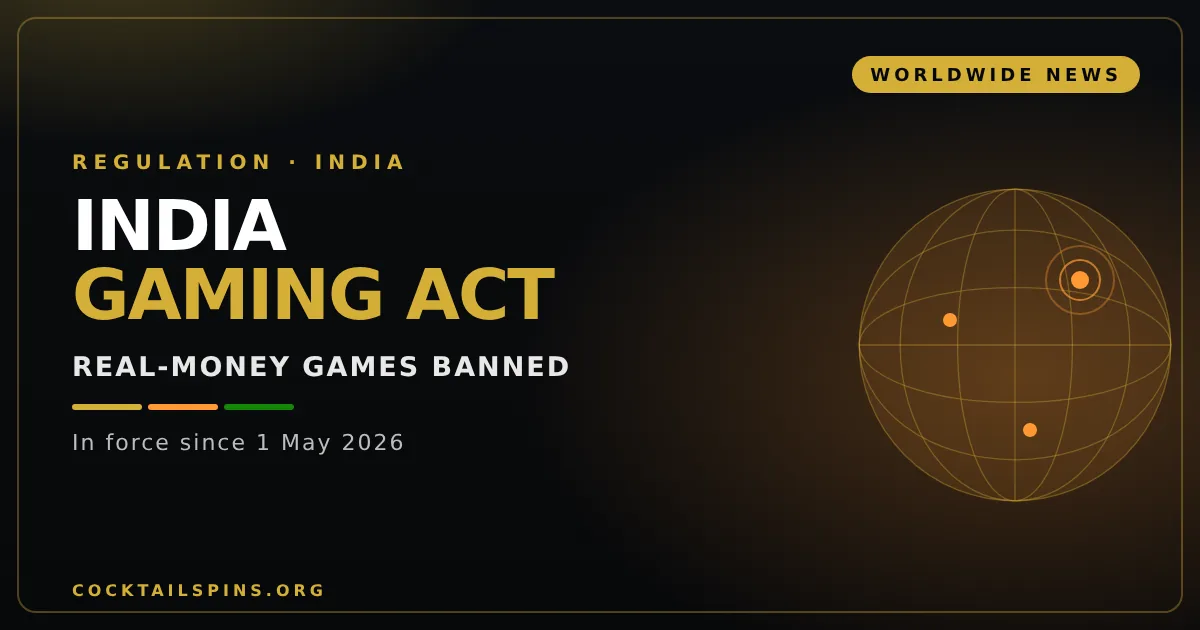 India's Online Gaming Act Is in Force: Real-Money Games Banned