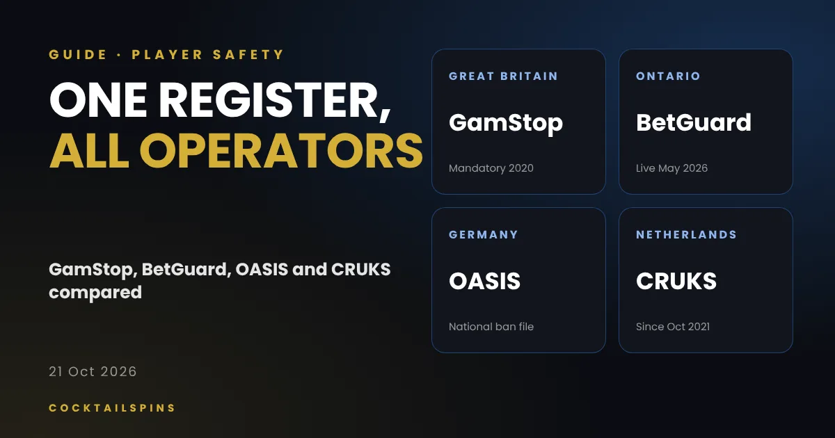 Self-Exclusion Schemes Compared: GamStop, BetGuard, OASIS and CRUKS