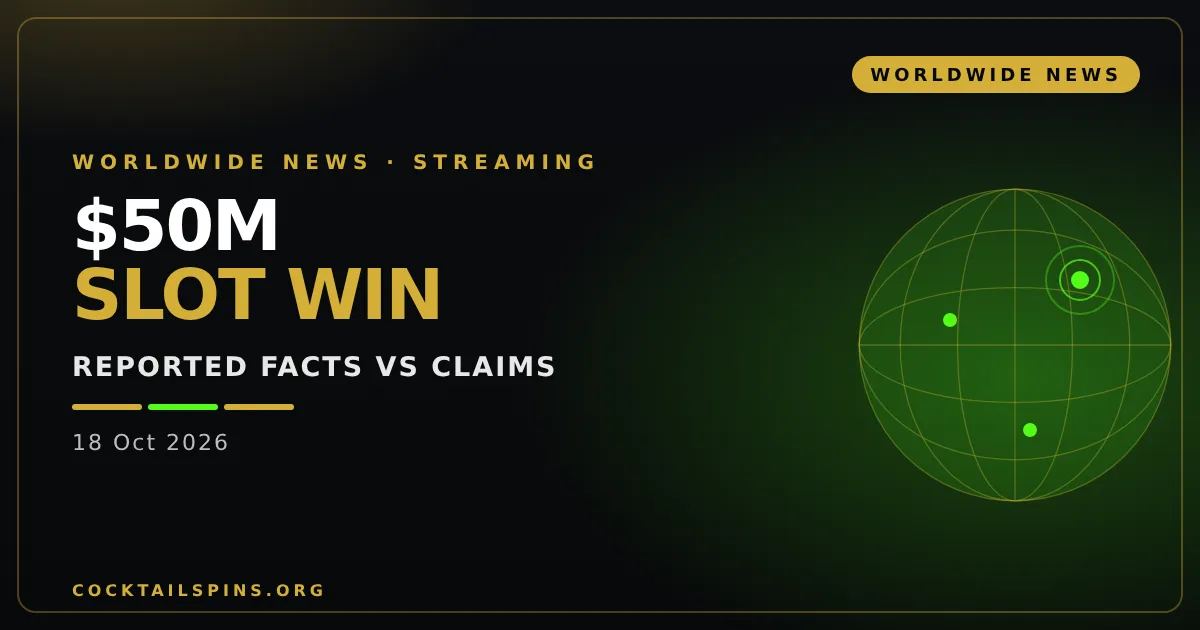 Trainwreckstv’s $50M Slot Win: What Is Reported and What Is Only Claimed