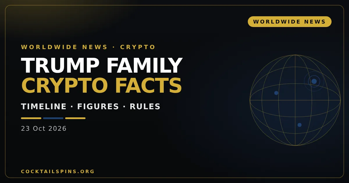 Trump Family Crypto Ventures: Facts, Figures, Rules