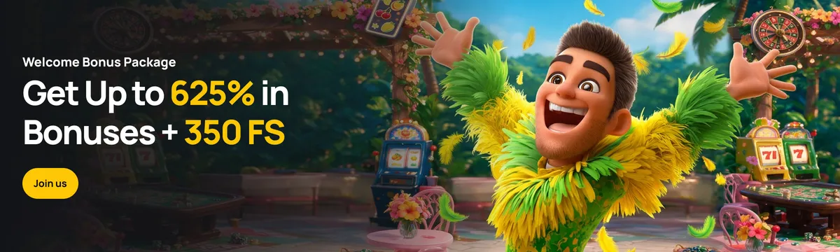 WinHugo welcome bonus package: up to 625% in bonuses + 350 free spins